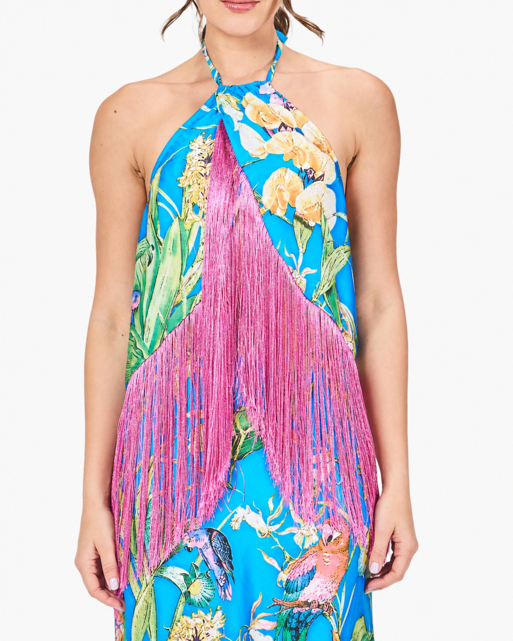 Resort Fringes Halter Top