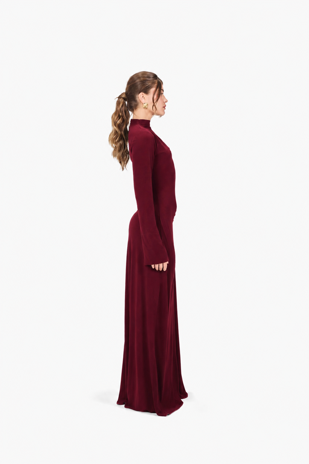 Sleek Maxi Dress