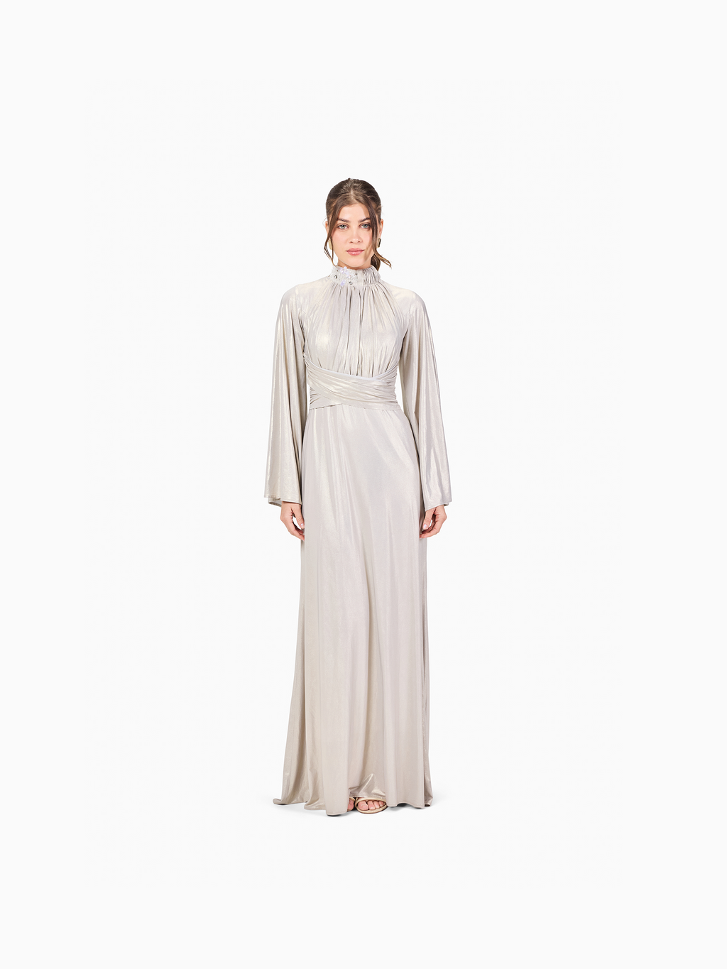 Draped Maxi Dress