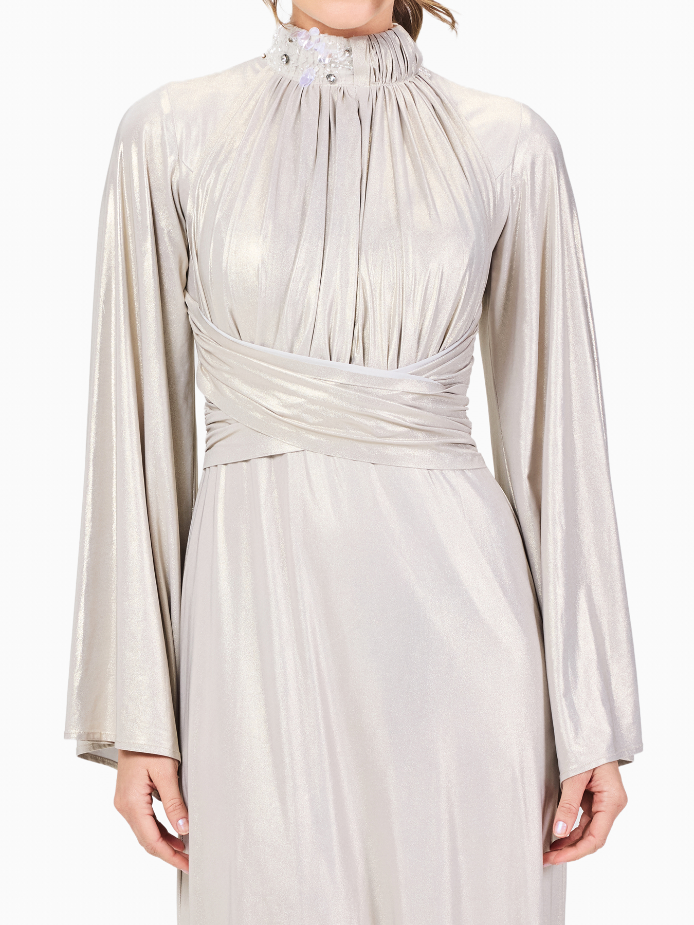 Draped Maxi Dress