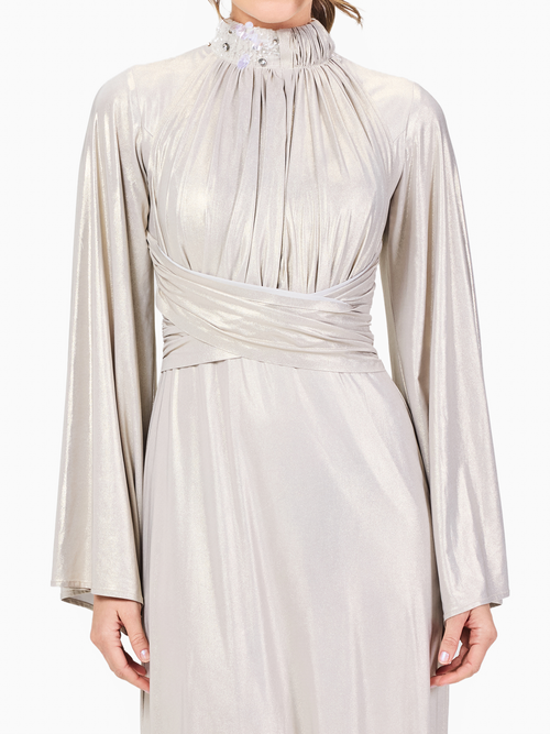 Draped Maxi Dress