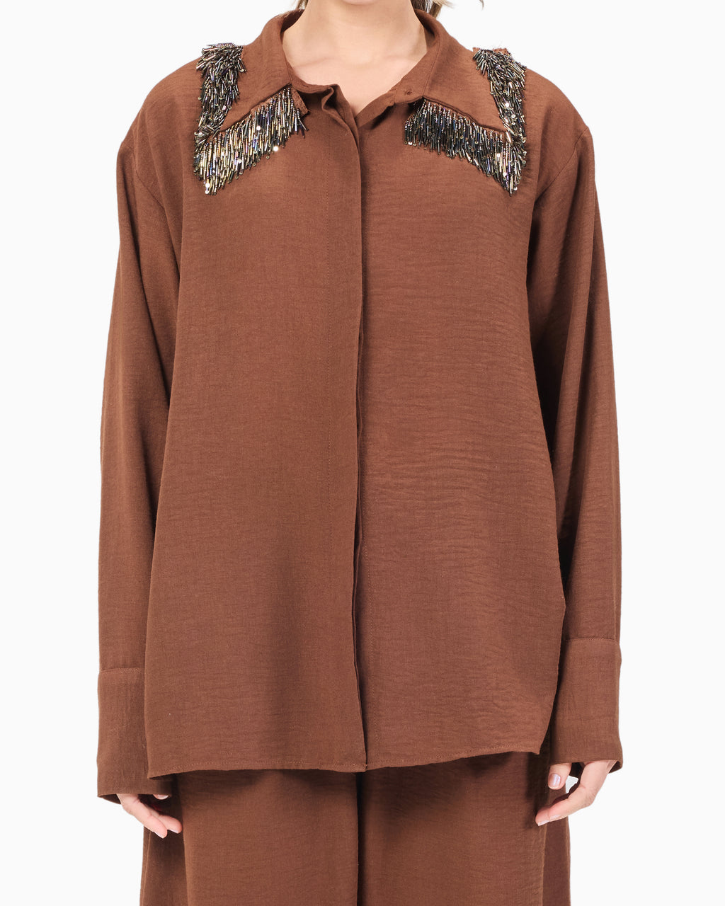 Linen Fringes Shirt