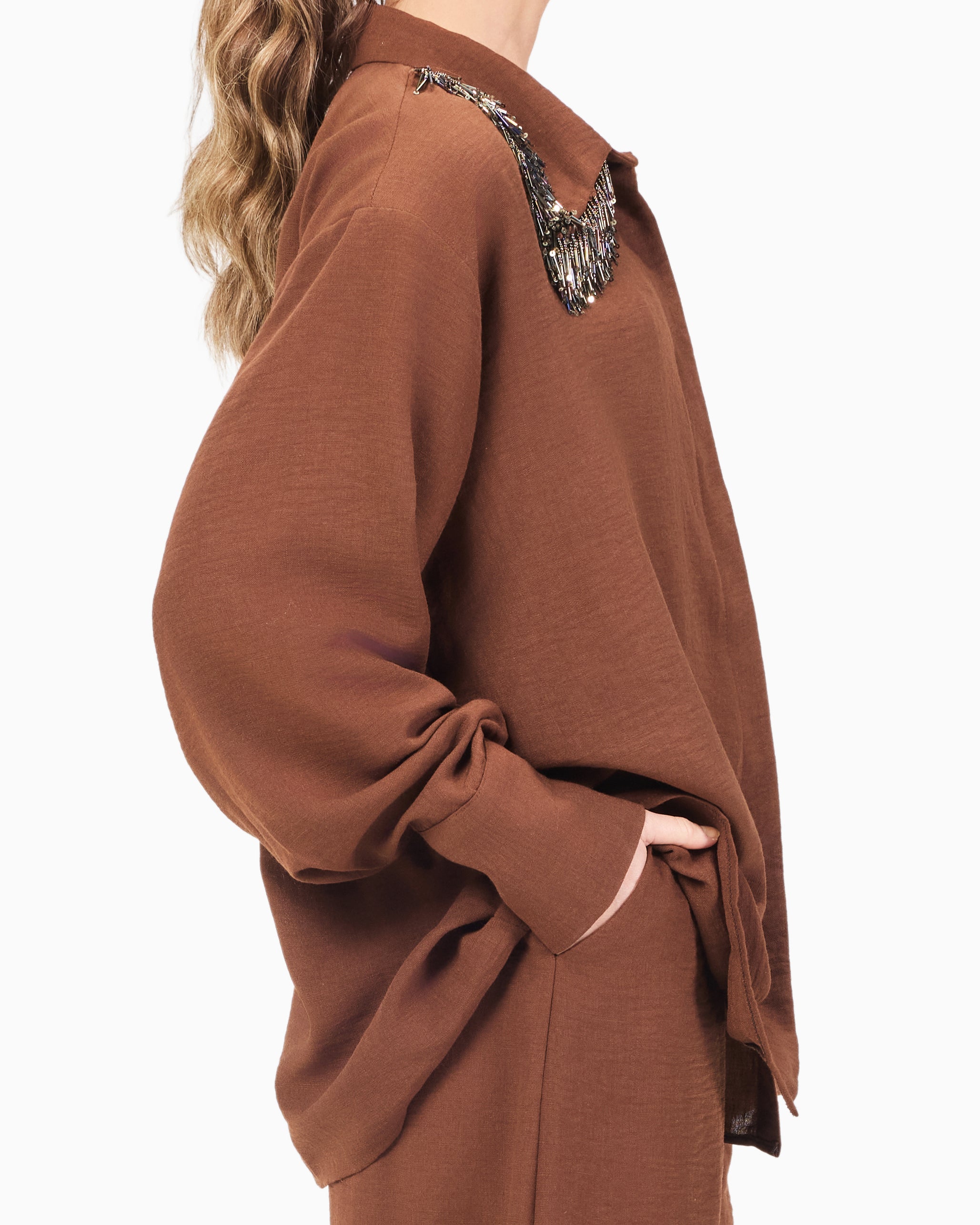 Linen Fringes Shirt