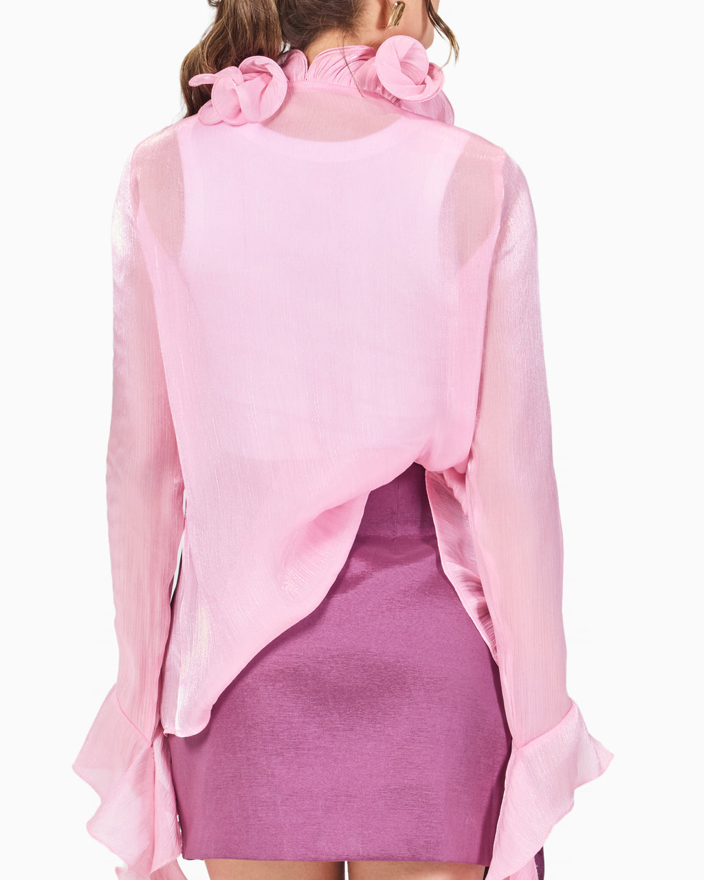 Blouse with Ruffle Detailing