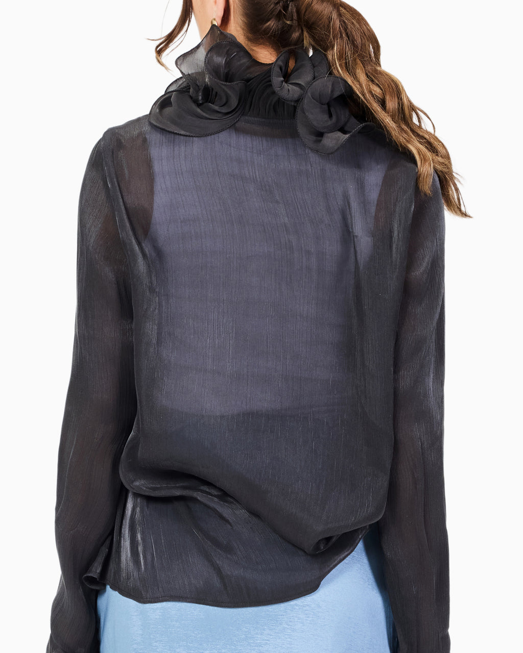Blouse with Ruffle Detailing