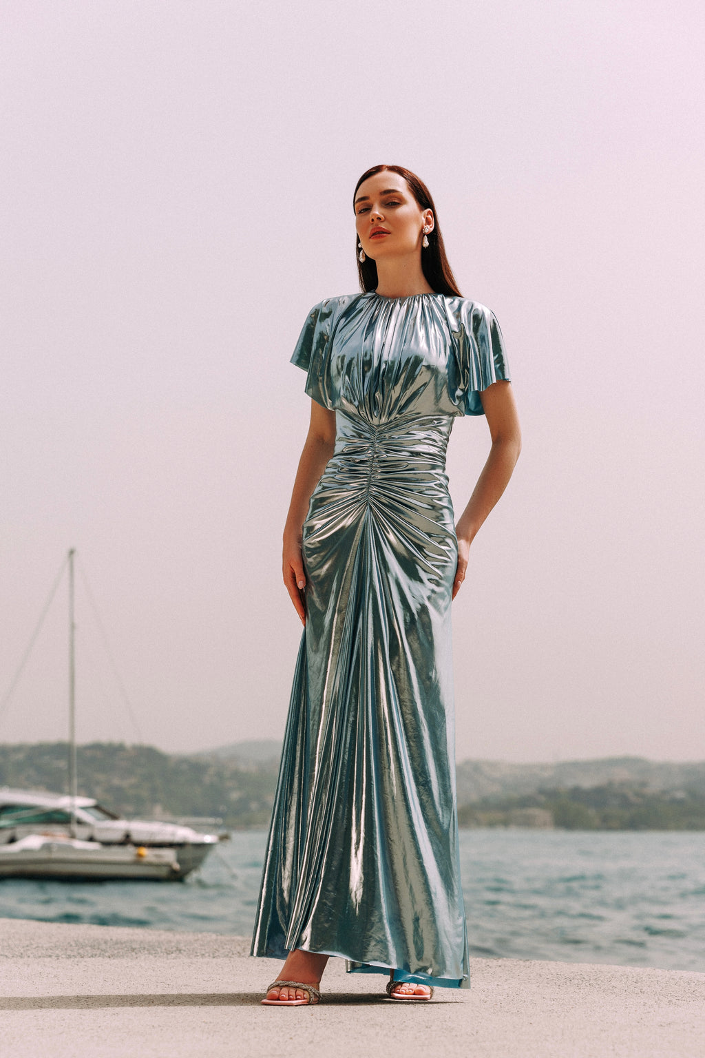 Shimmering Maxi Dress