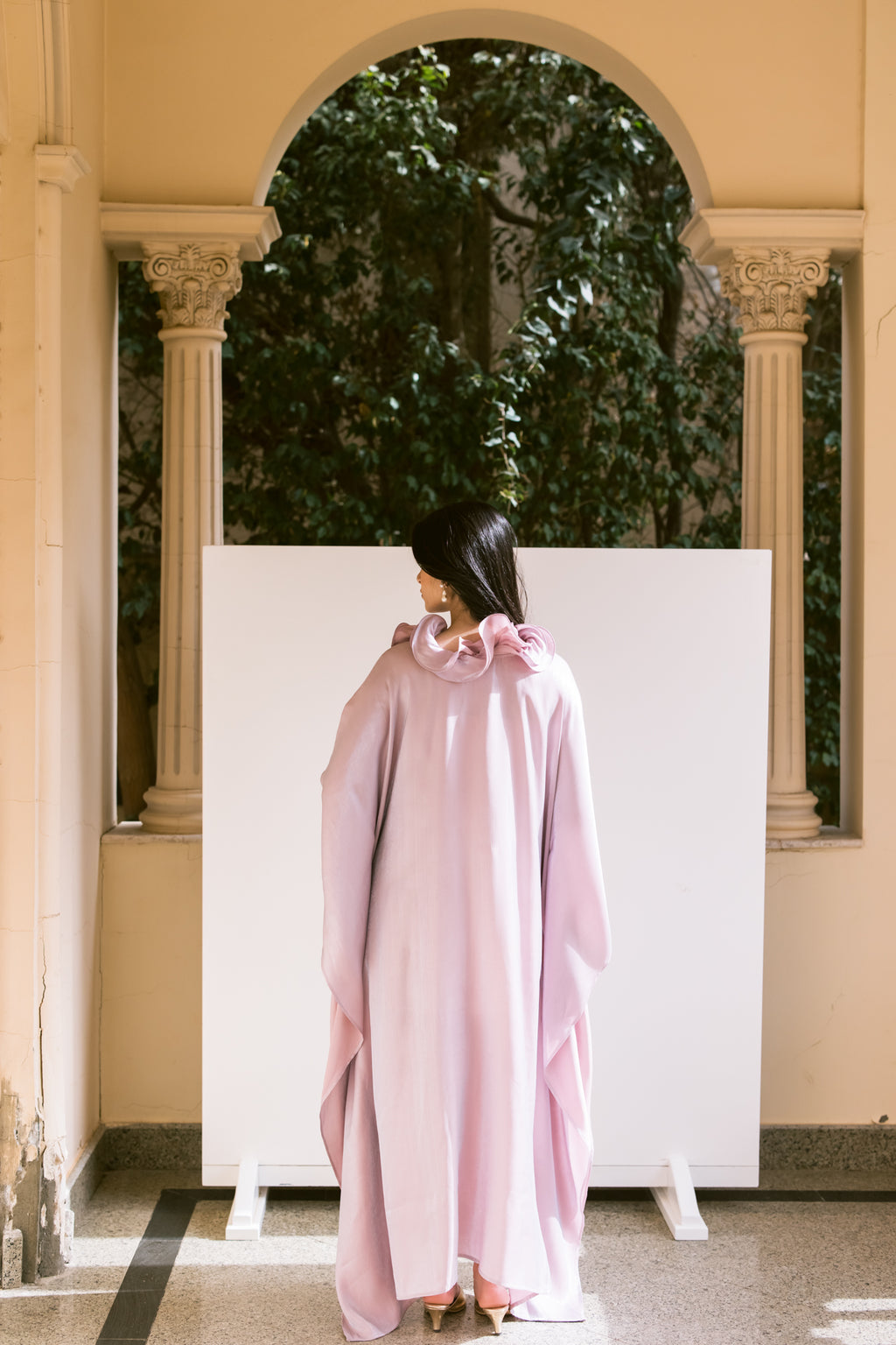 Breezy Kaftan with Ruffle Detail