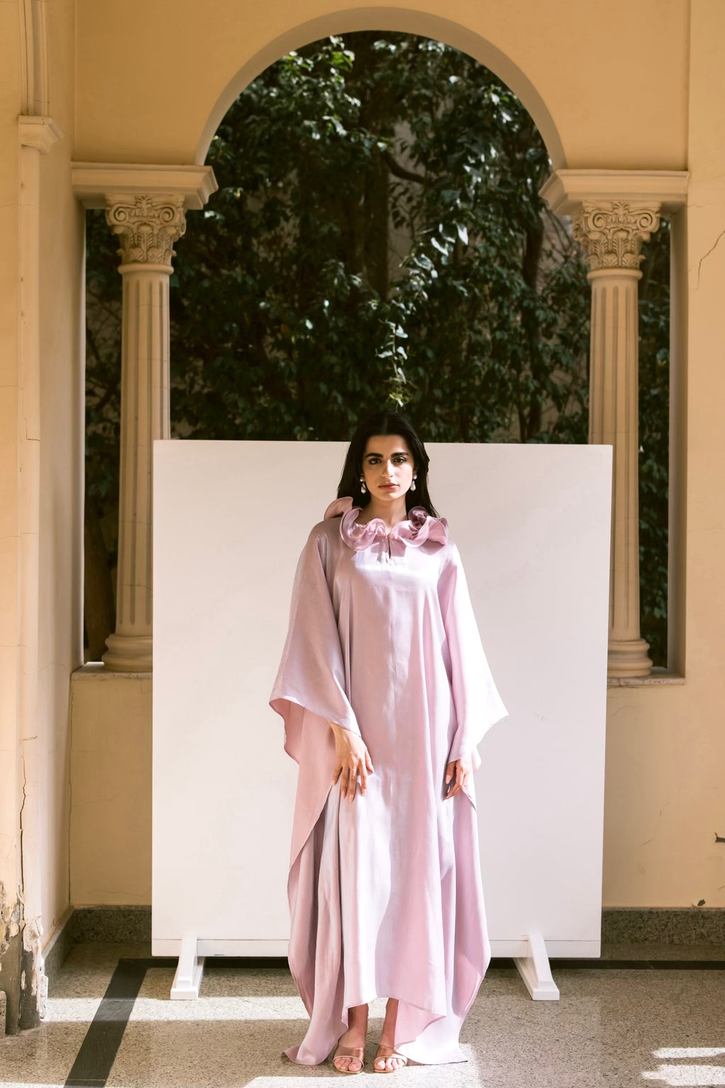 Breezy Kaftan with Ruffle Detail