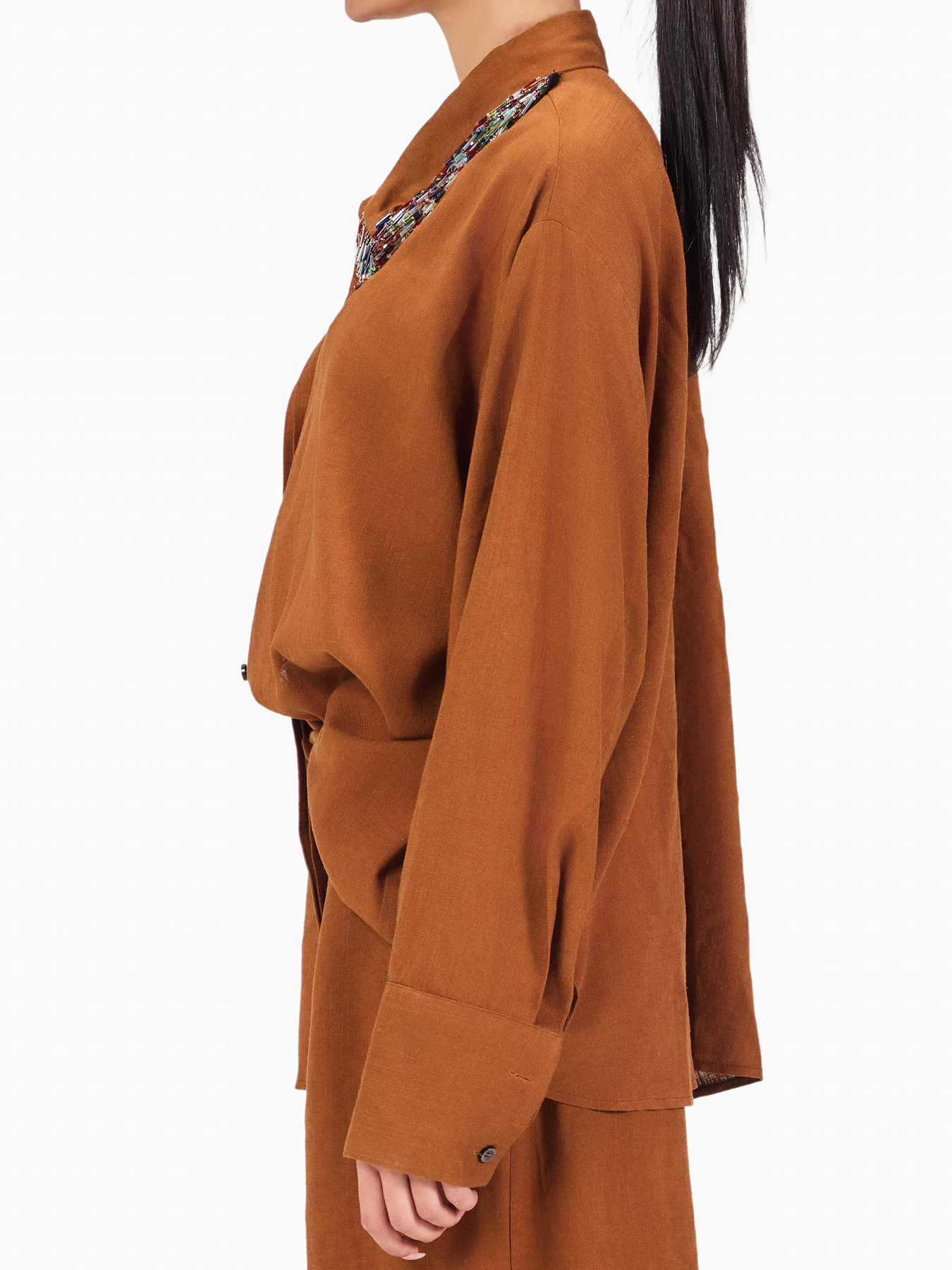 Linen Fringes Shirt
