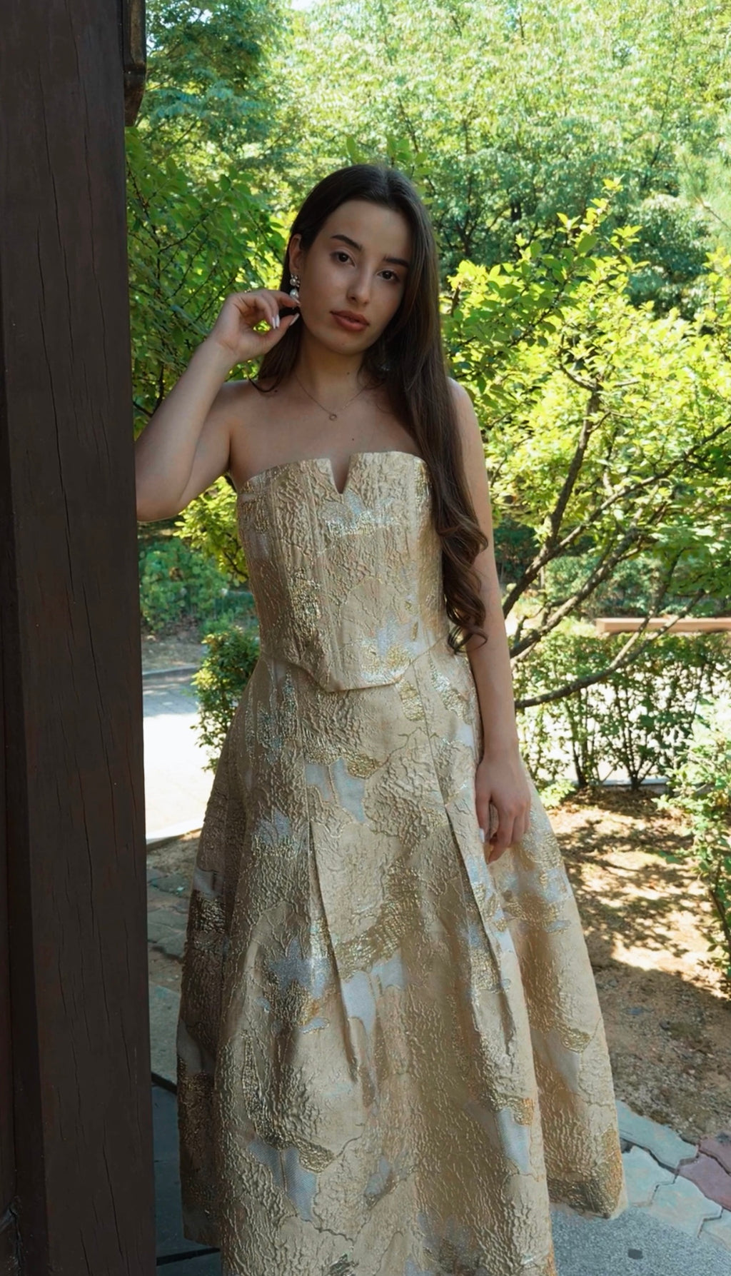 Metallic Corset