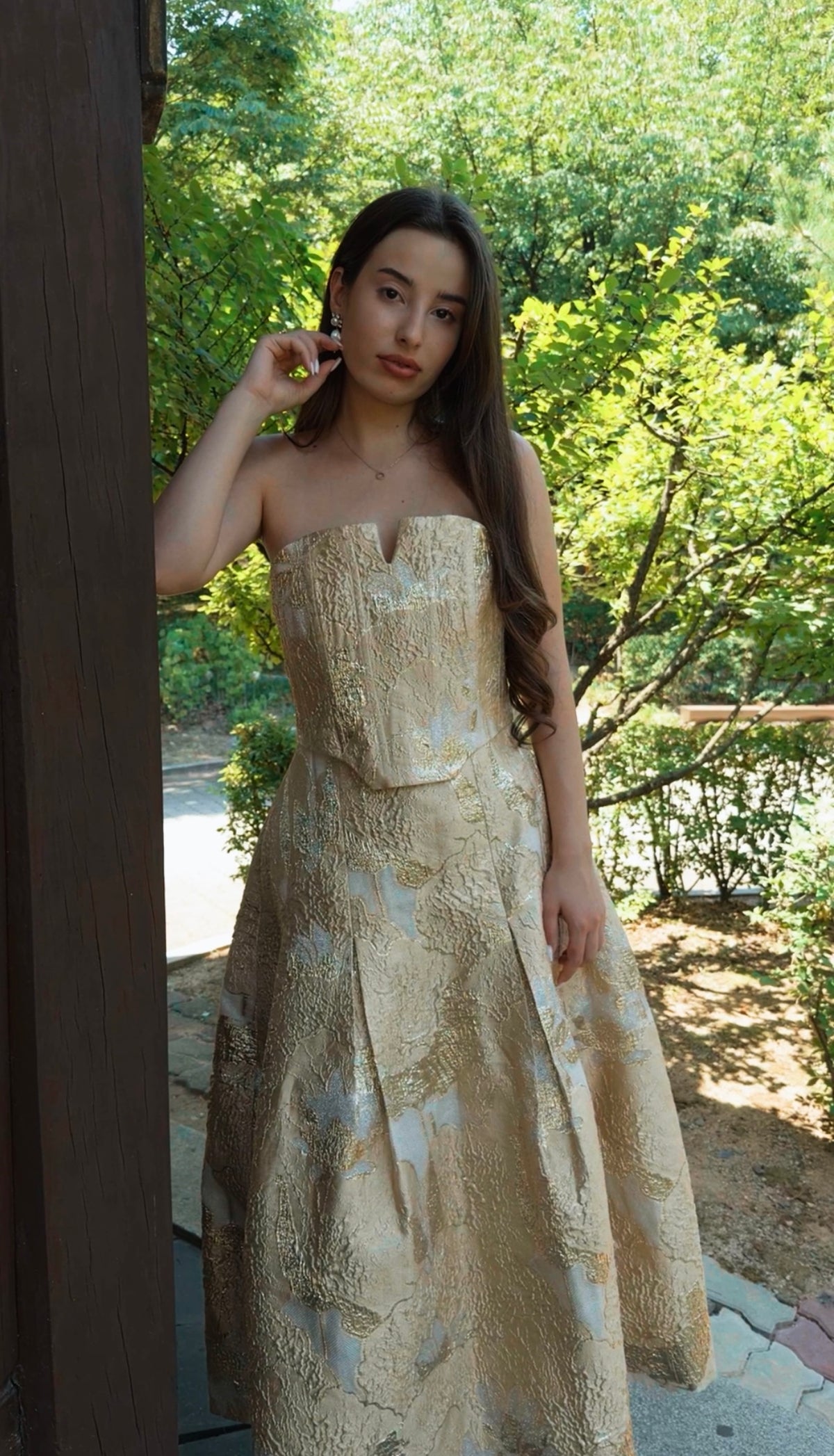 Metallic Corset